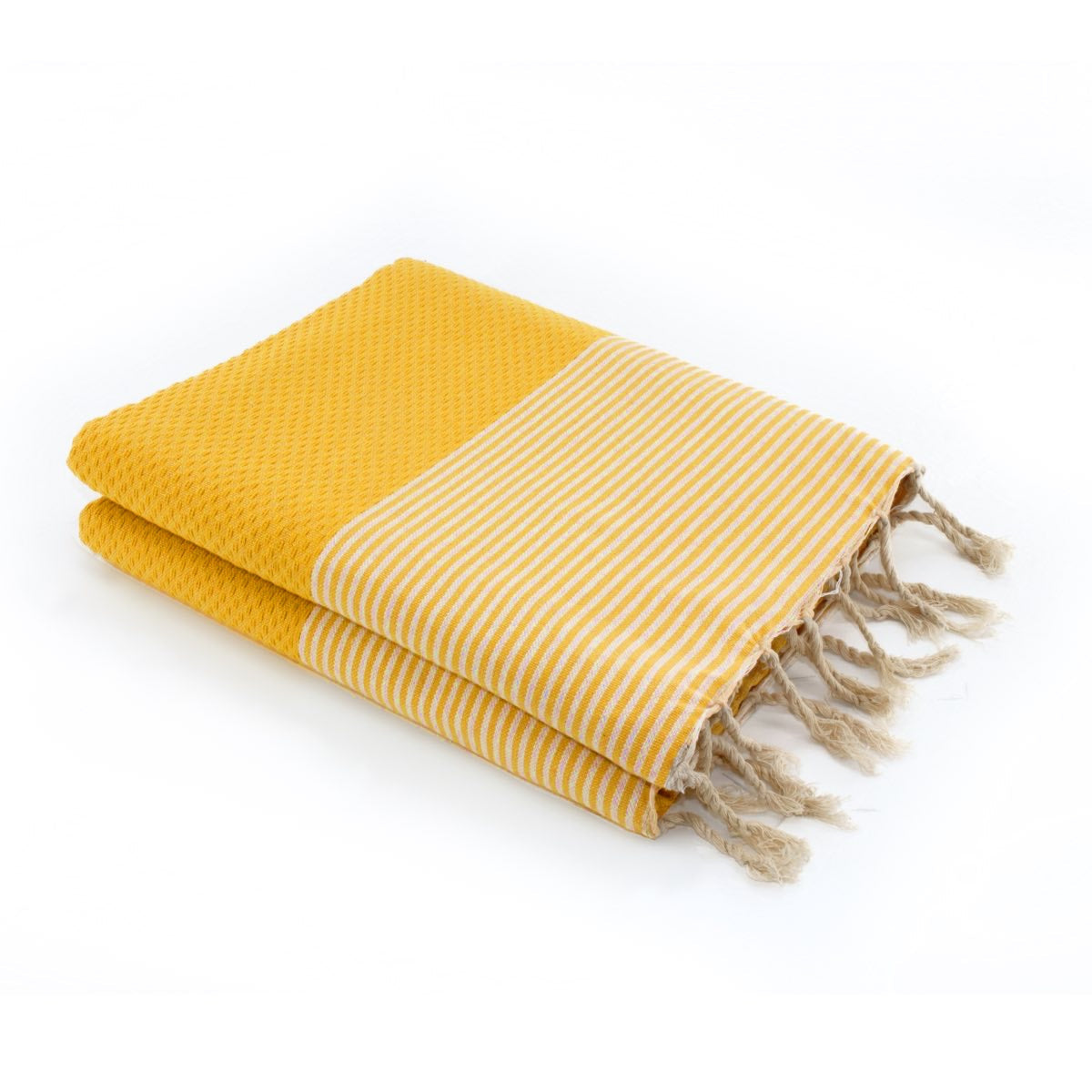 Fouta XXL nid d'abeille coton IBIZA 200x200