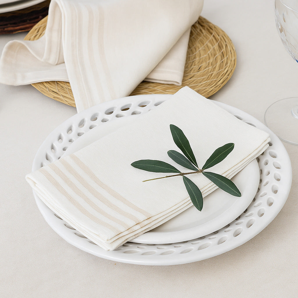 Serviette de table (x4) coton 45x45 MAHDIA