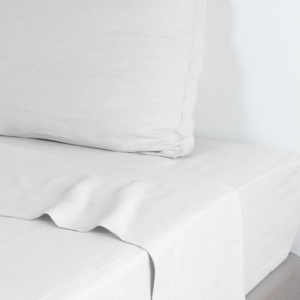 Drap plat lin lavé HORTENSE 240x300 - febronie.com