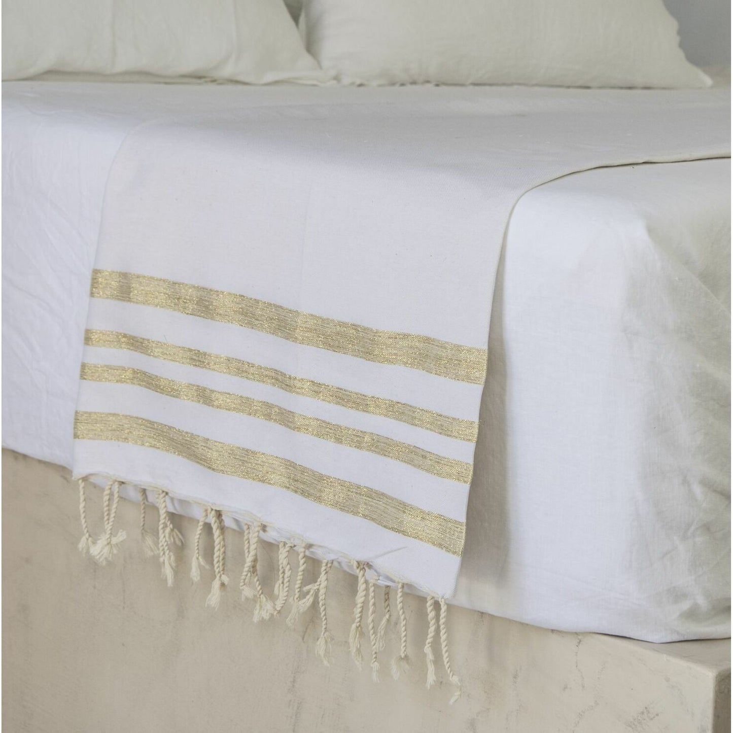 Tablecloth in cotton HAMPTONS 170x170