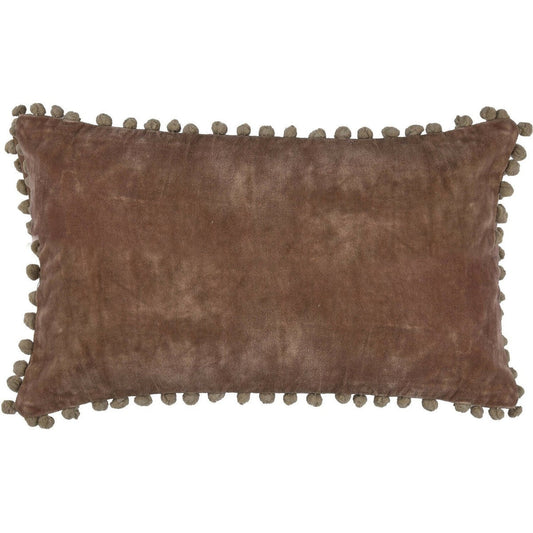 Housse de coussin velours de coton 50x30 AVORIAZ - febronie.com