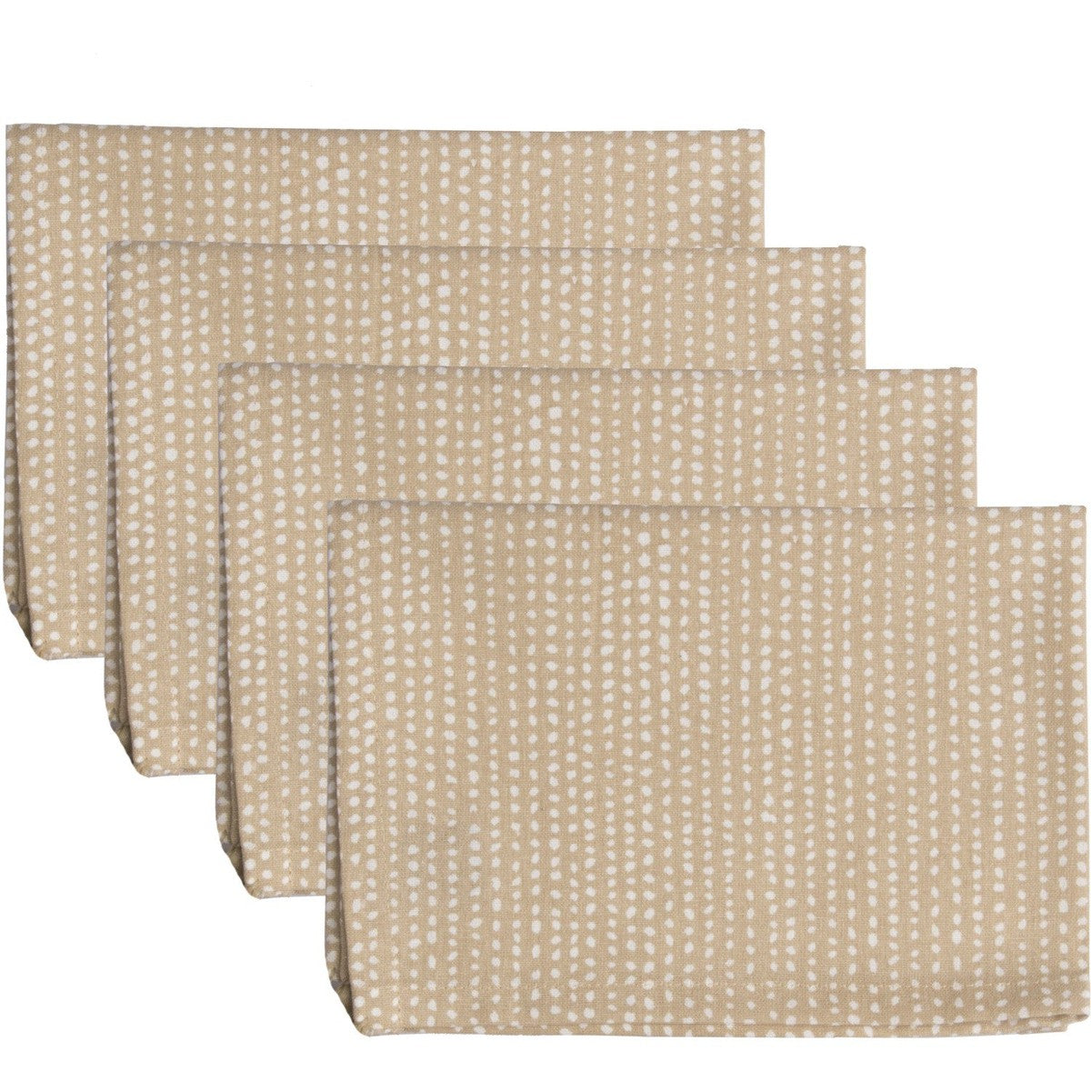 Serviettes de table coton (x4) DOTS 45x45