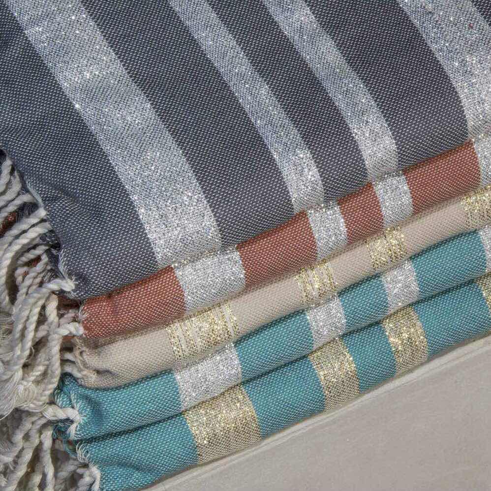 Fouta nid d'abeille coton 100x200 HAMPTONS