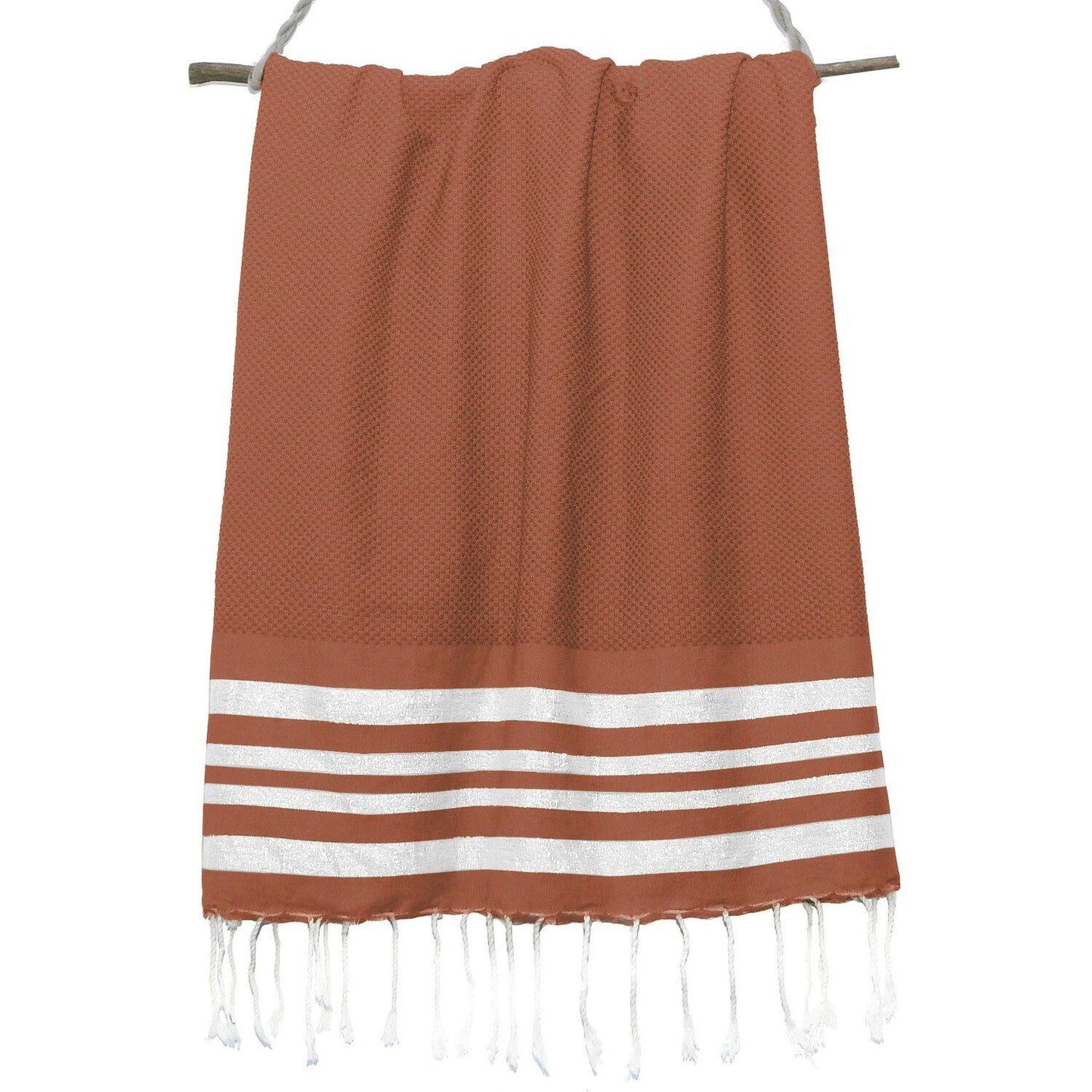 Fouta nid d'abeille coton 100x200 HAMPTONS