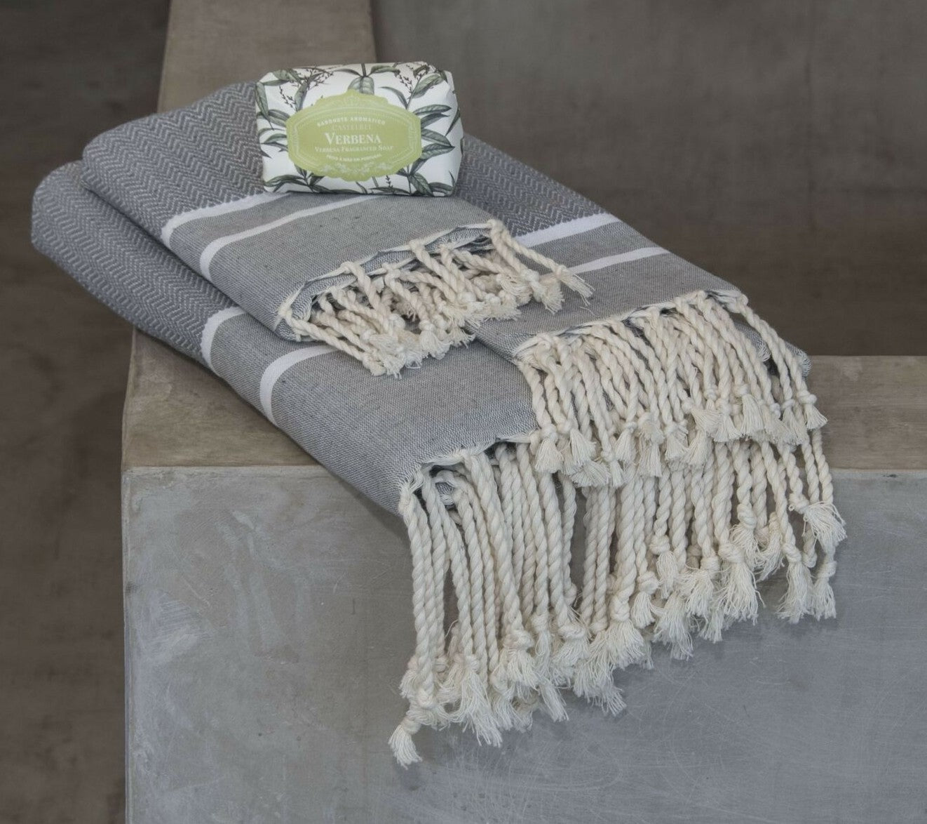 Foutas de bain (1+2) coton 100x200+2(50x80) STOCKHOLM