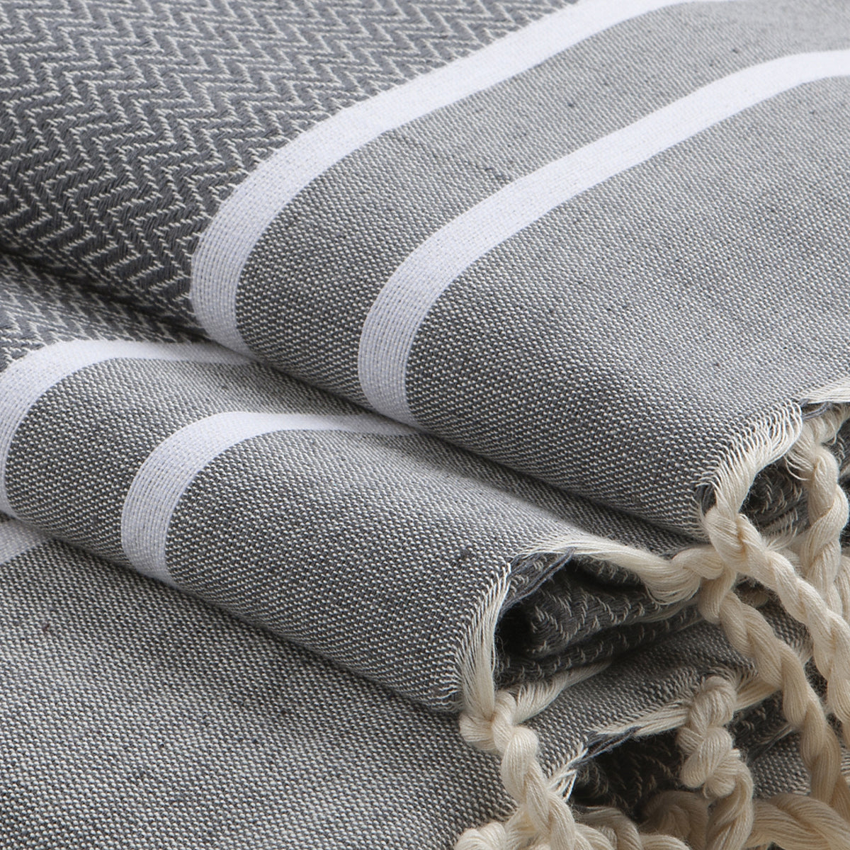 Foutas de bain (1+2) coton 100x200+2(50x80) STOCKHOLM