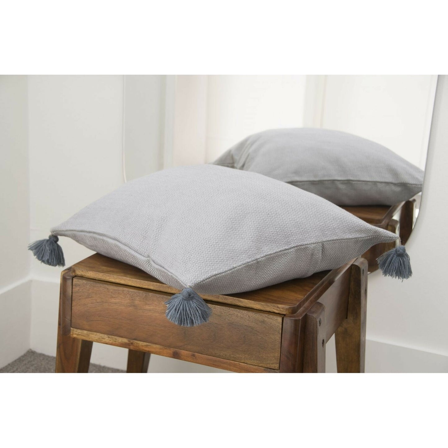 Housse de coussin coton 50x50 STOCKHOLM