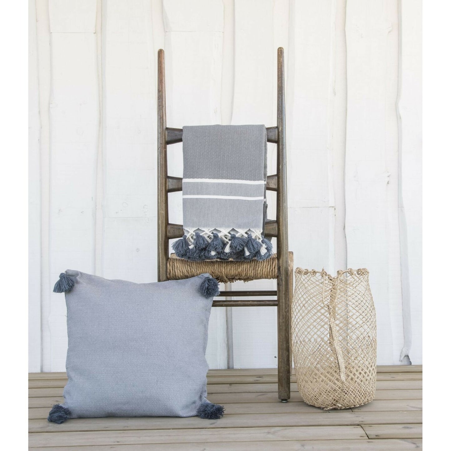 Housse de coussin coton 50x50 STOCKHOLM