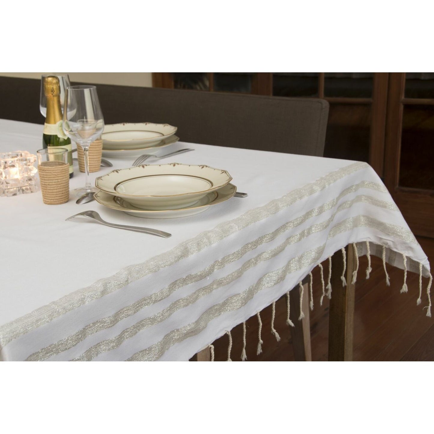 Tablecloth in cotton HAMPTONS 170x170
