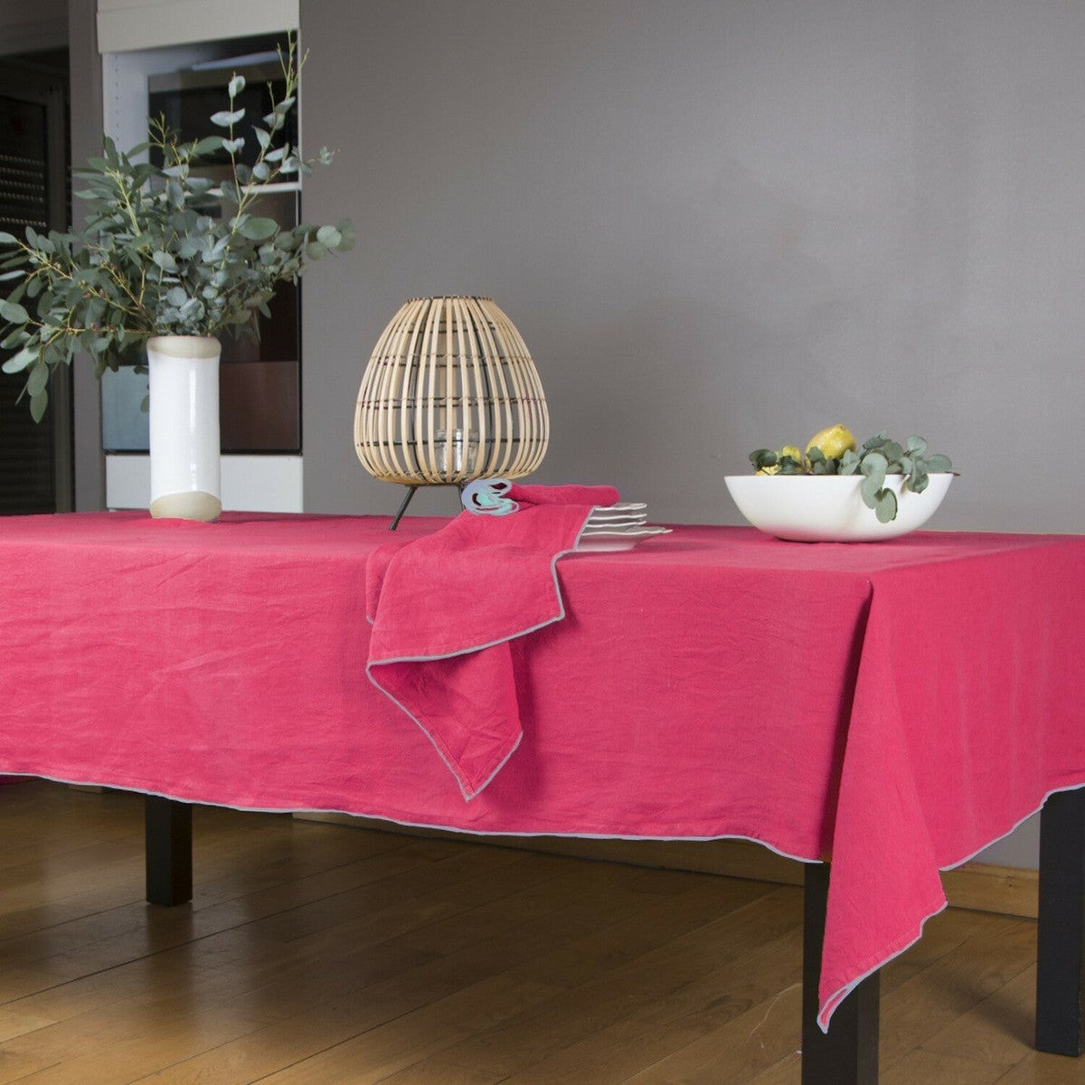 Nappe lin lavé HORTENSE 150x250 - febronie.com