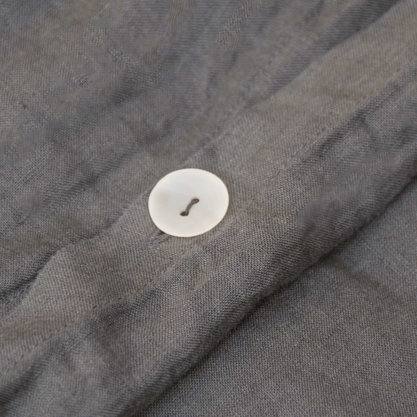 Parure + taies 50x70 lin lavé gris ardoise HORTENSE