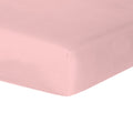 Drap housse satin de coton rose JULIA - febronie.com