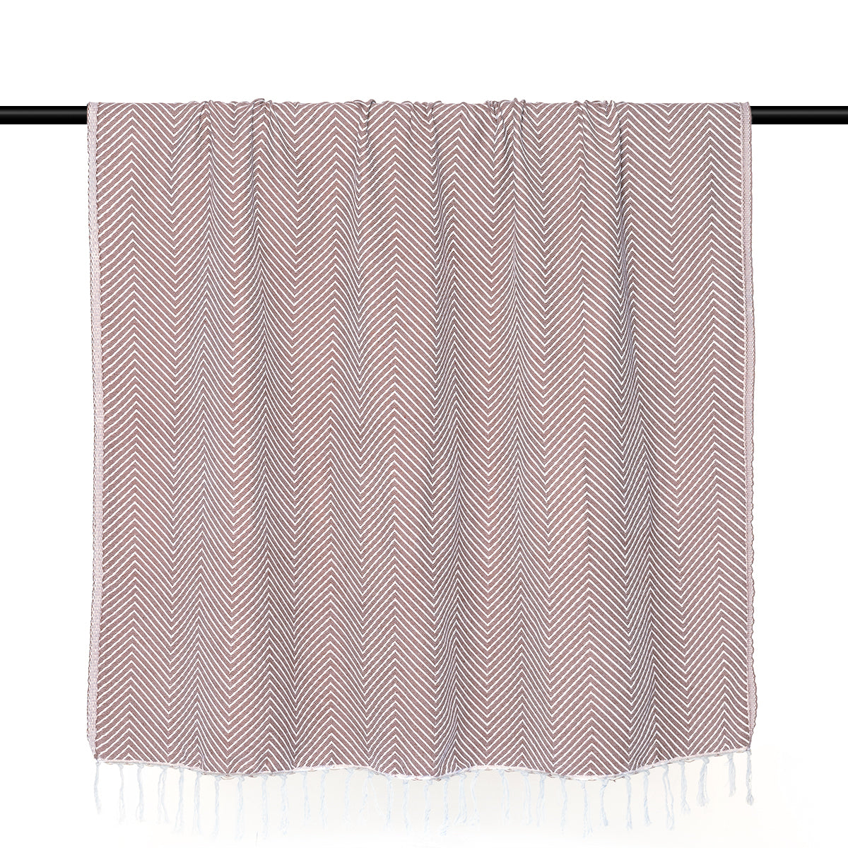 Plaid coton taupe AMSTERDAM