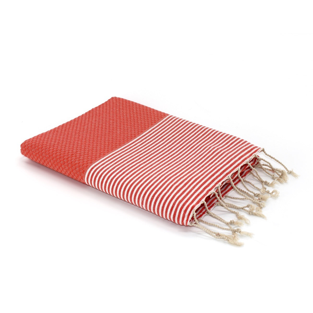 Fouta nid d'abeille coton 100x200 IBIZA    febronie.com