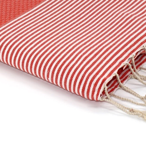 Fouta nid d'abeille coton 100x200 IBIZA    febronie.com