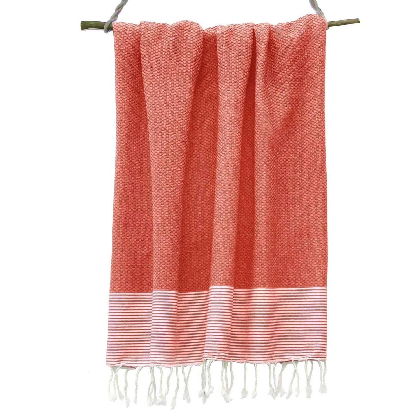 Fouta nid d'abeille coton IBIZA 100x200