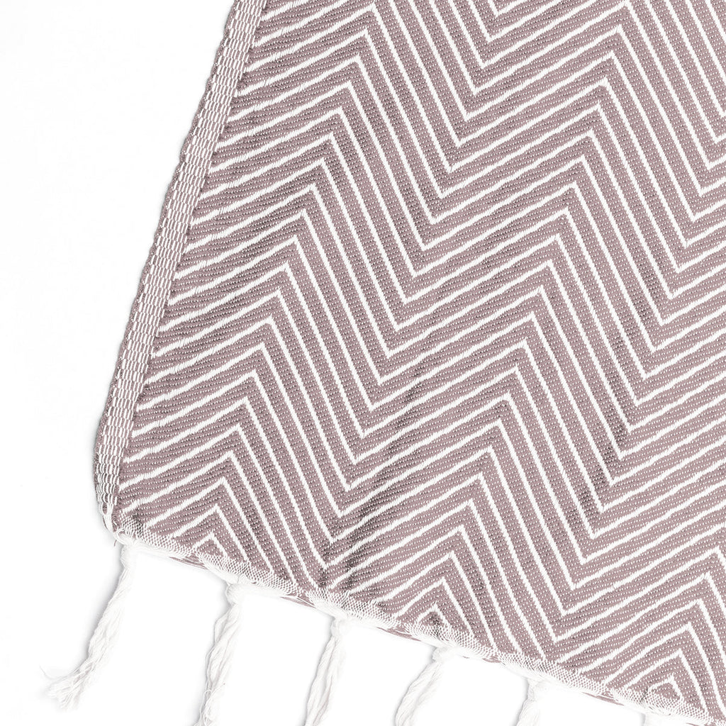 Plaid coton taupe AMSTERDAM    febronie.com