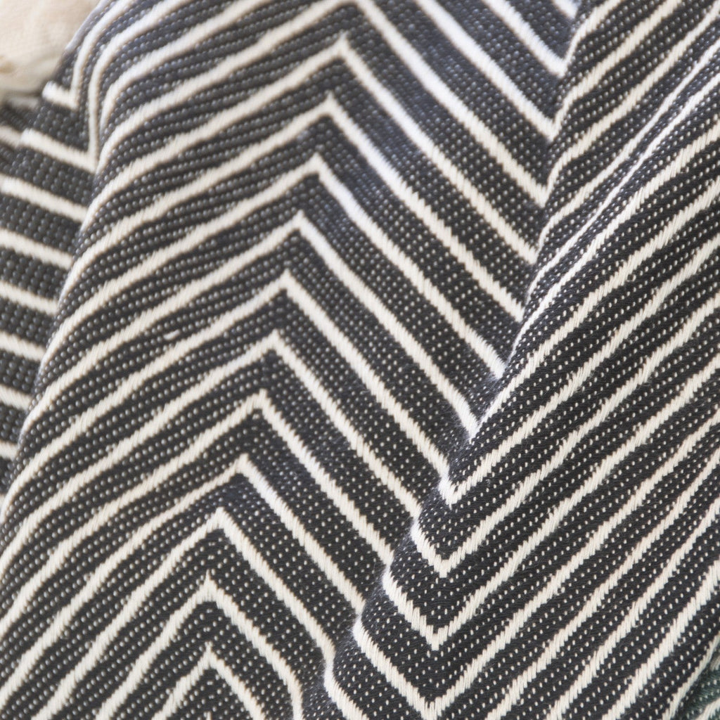 Plaid coton noir AMSTERDAM    febronie.com
