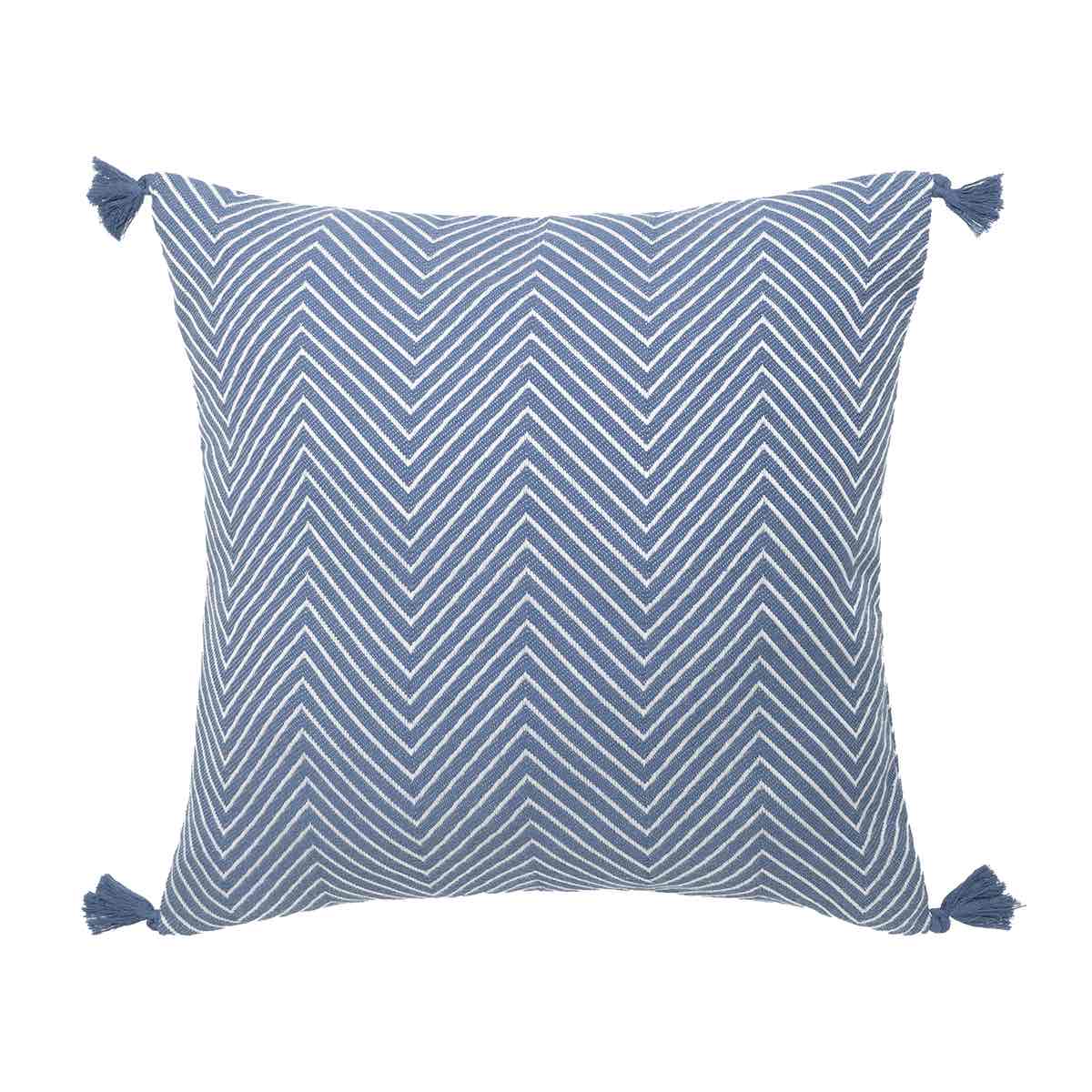 Housse de coussin coton 50x50 AMSTERDAM bleu pétrole
