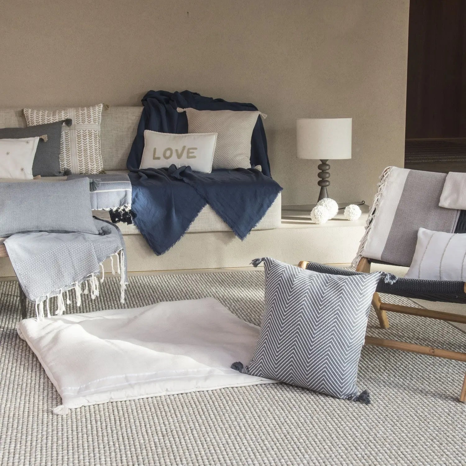 Housse de coussin coton 50x50 AMSTERDAM    febronie.com