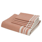 Nappe + 8 serviettes coton 180x350 MAHDIA