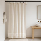 Panneau de rideau coton 180x200 MAHDIA - lin