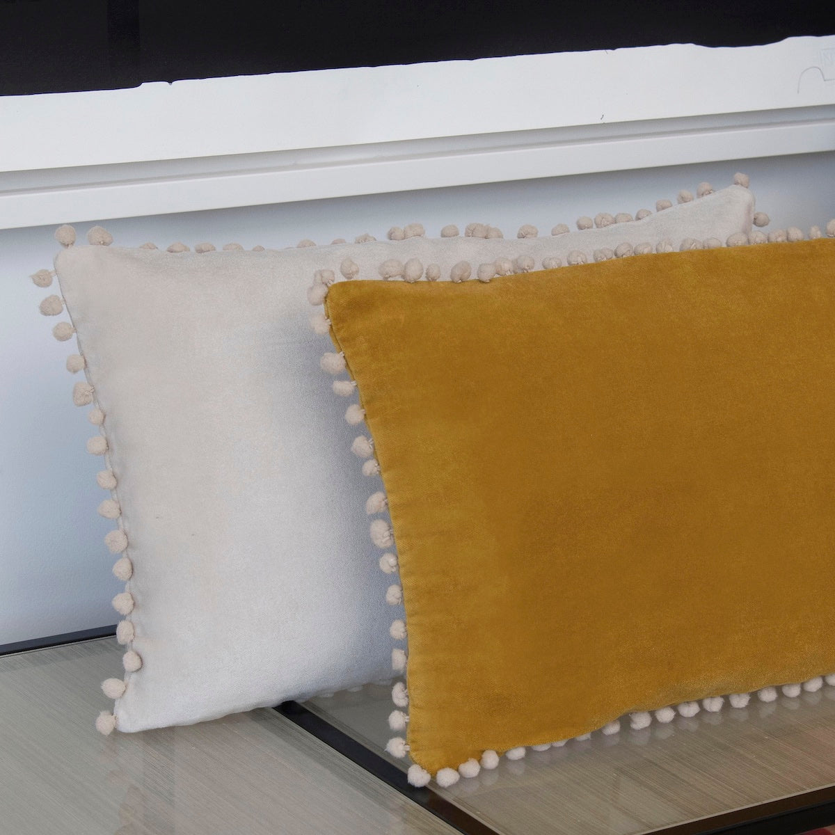 Coussin velours de coton CLEO 50x30