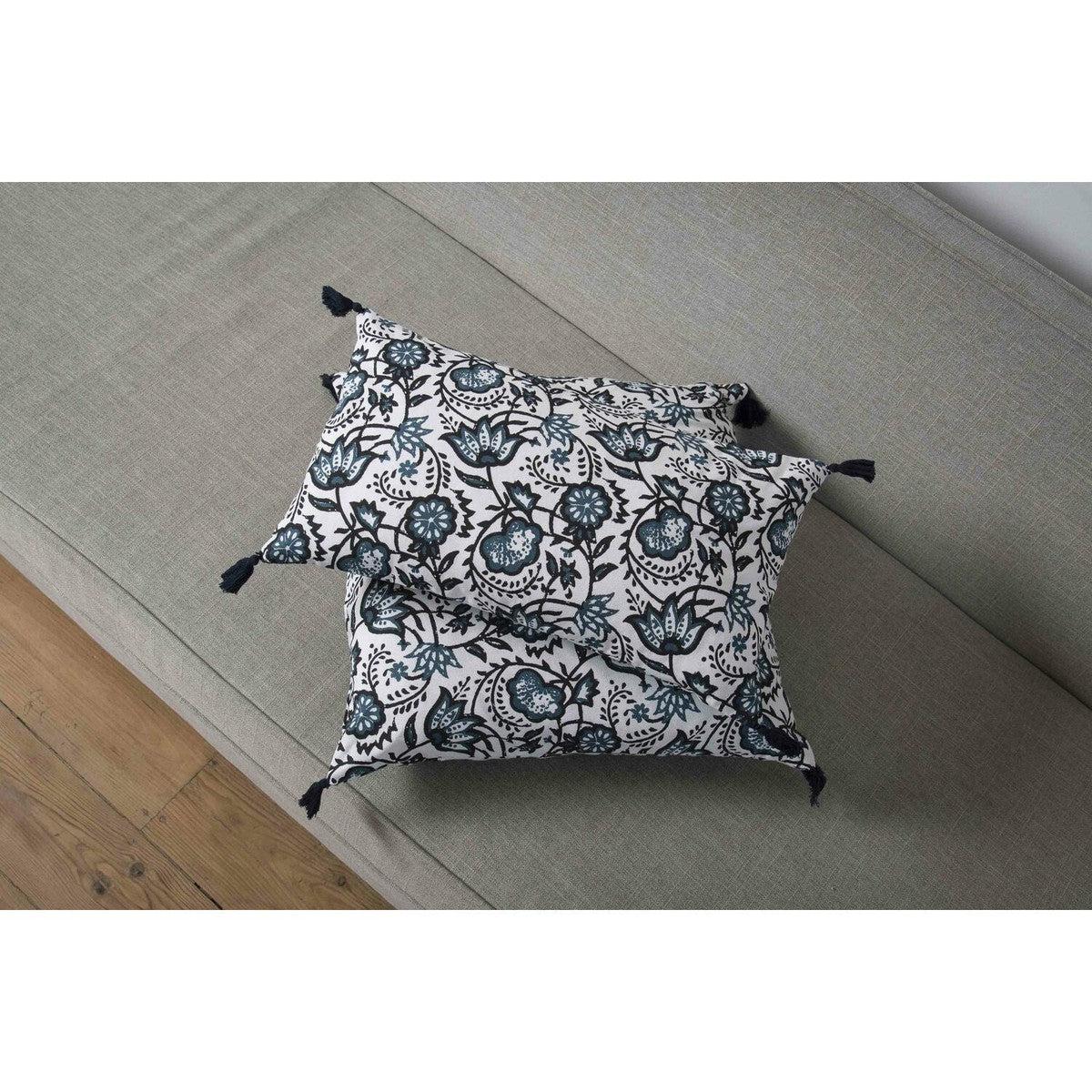 Lot de 2 housses de coussin coton CARMA 50x30