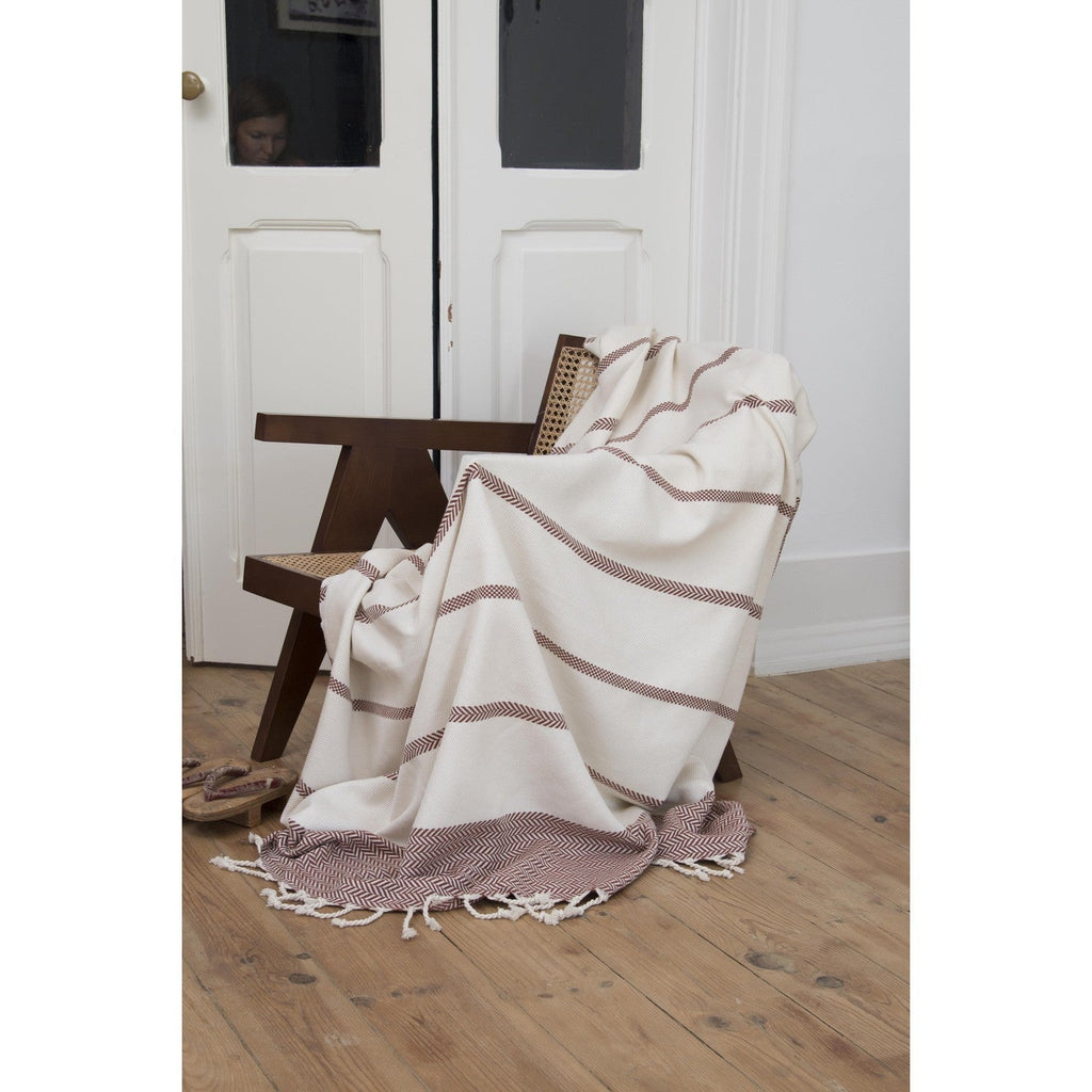 Plaid coton tomette LIV    febronie.com