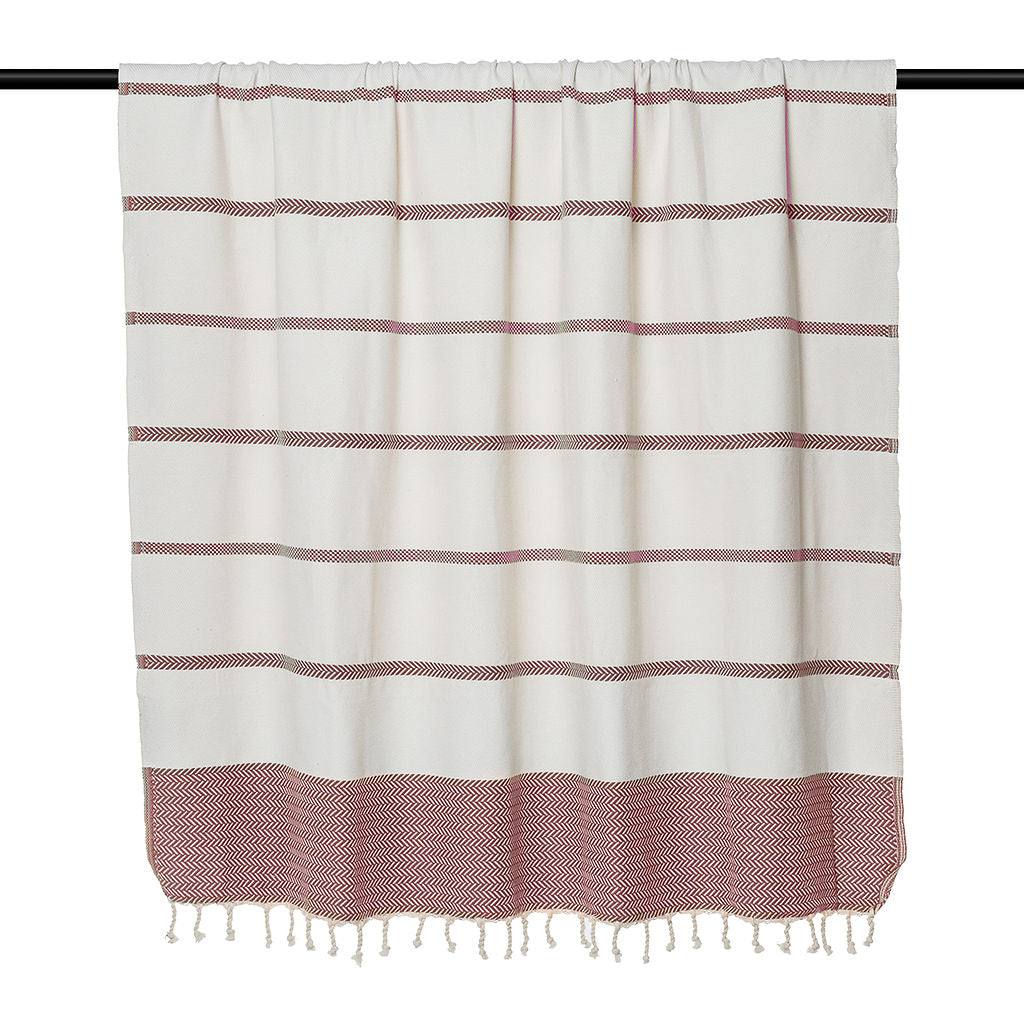 Plaid coton tomette LIV    febronie.com