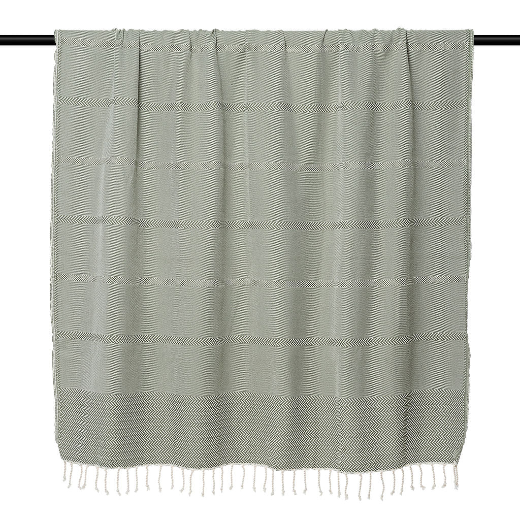 Plaid coton olive OSLO