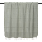 Plaid coton olive OSLO    febronie.com