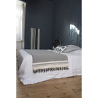 Plaid coton gris moyen IVAN    febronie.com