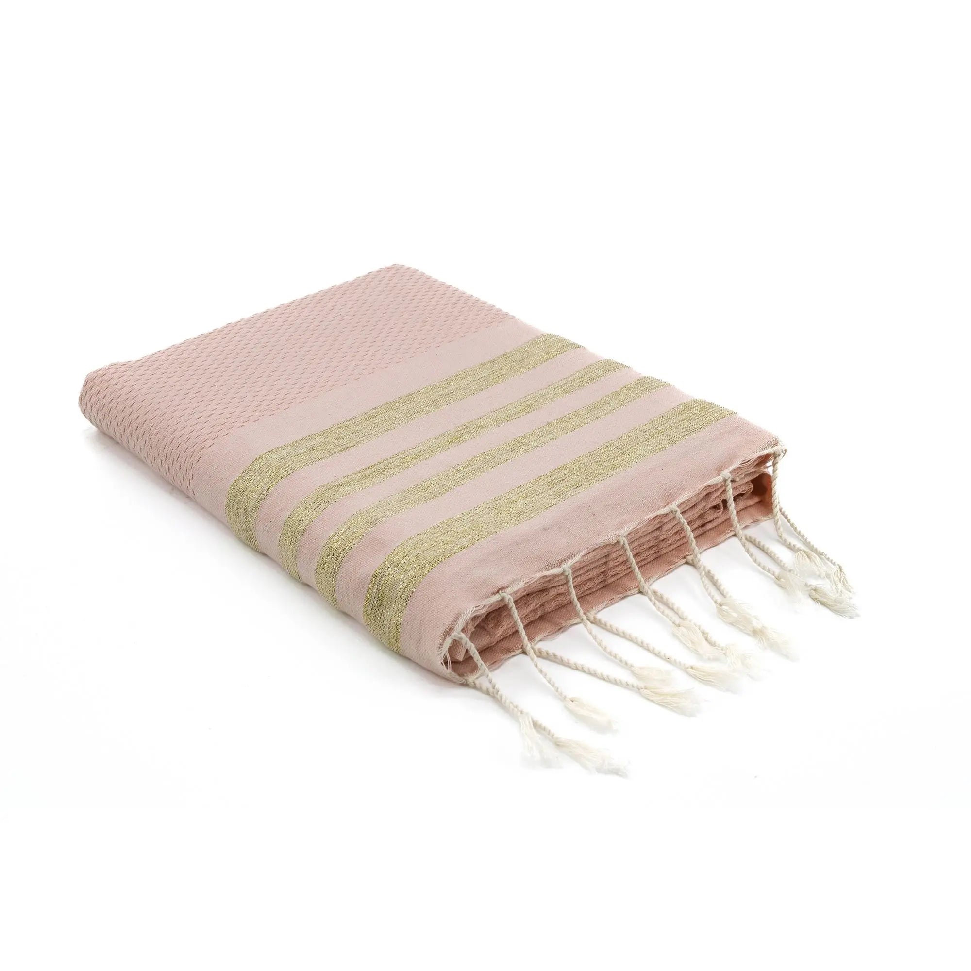 Fouta nid d'abeille coton 100x200 HAMPTONS    febronie.com