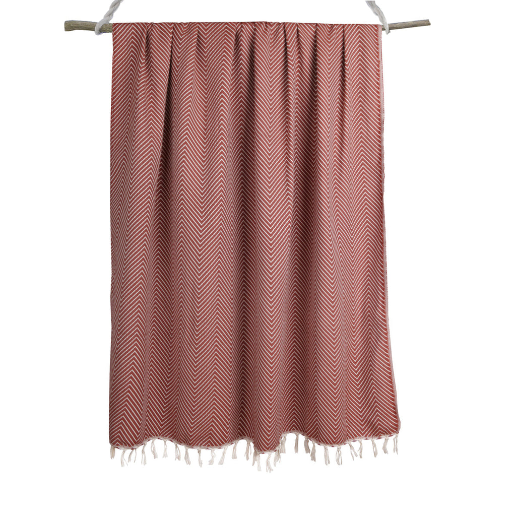 Plaid coton tomette AMSTERDAM    febronie.com
