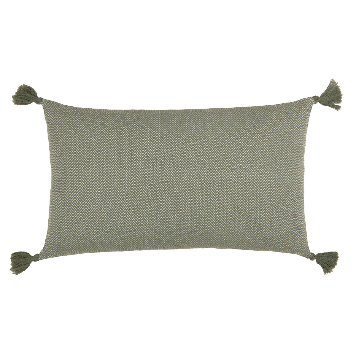 Housse de coussin coton 60x40 STOCKHOLM - vert olive - febronie.com