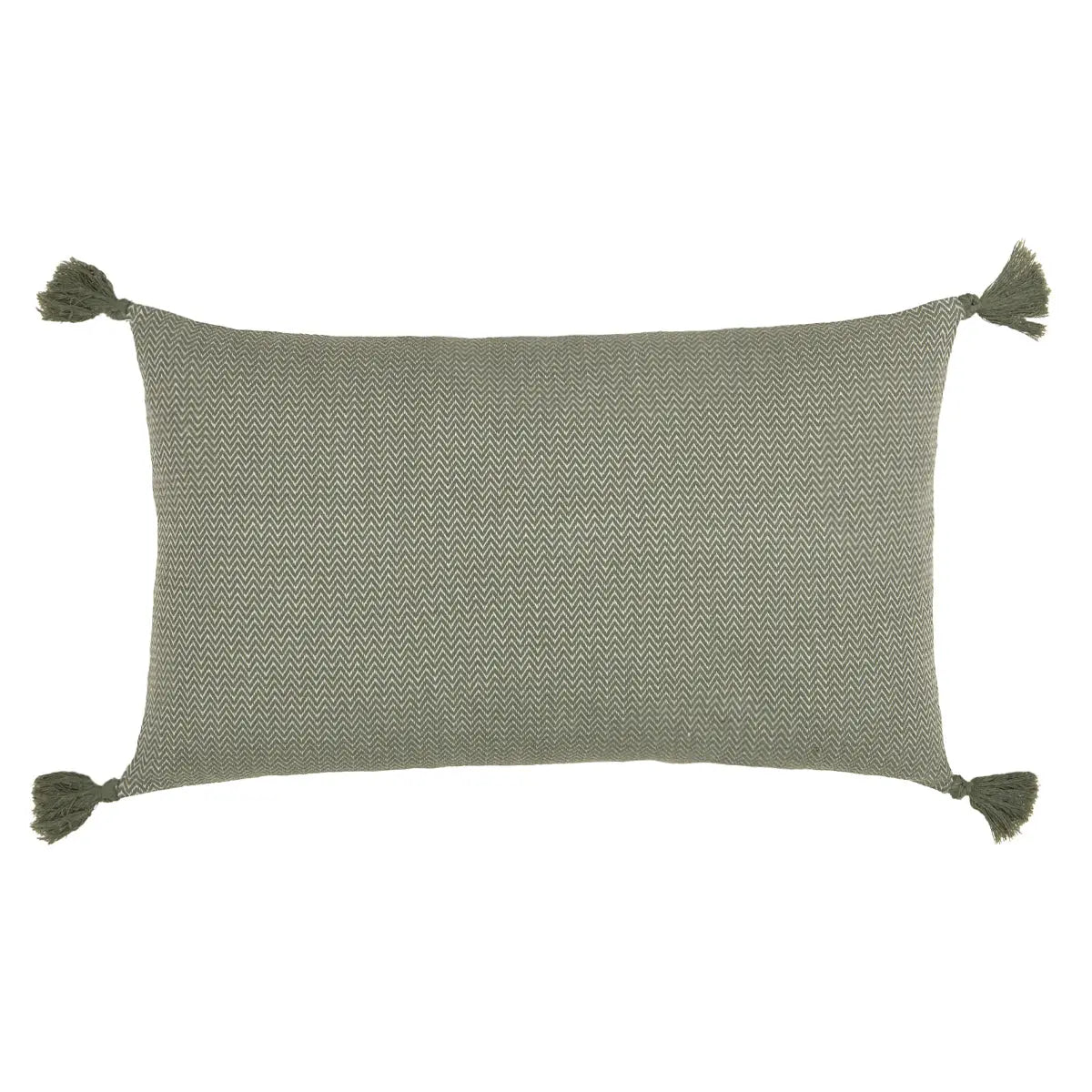 Housse de coussin coton 50x30 STOCKHOLM - vert olive - febronie.com