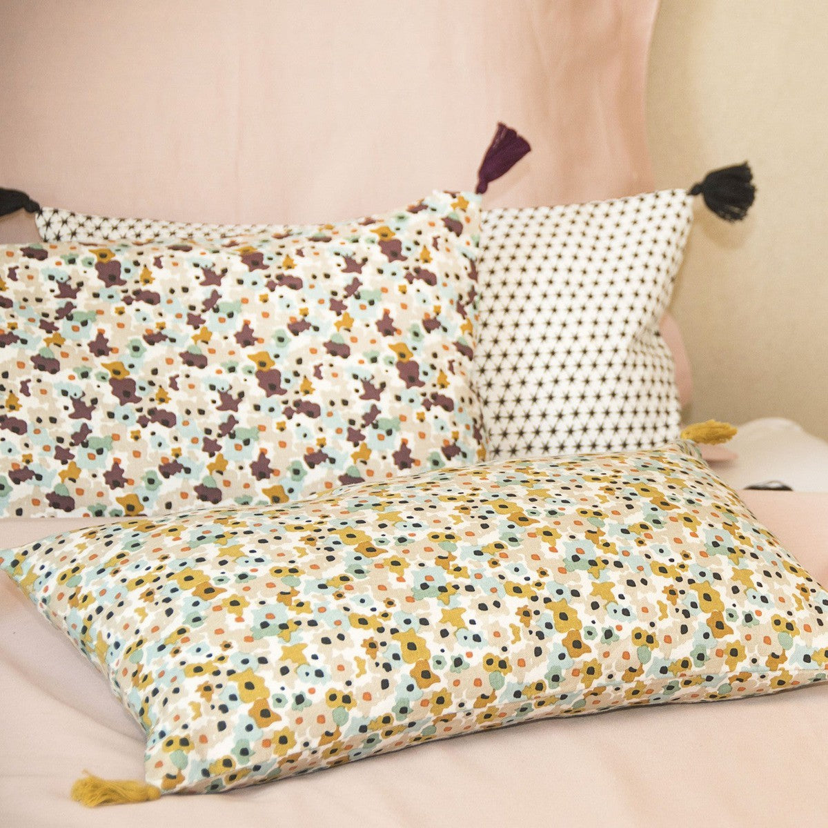 Lot de 2 housses de coussin coton LIBERTY 50x30