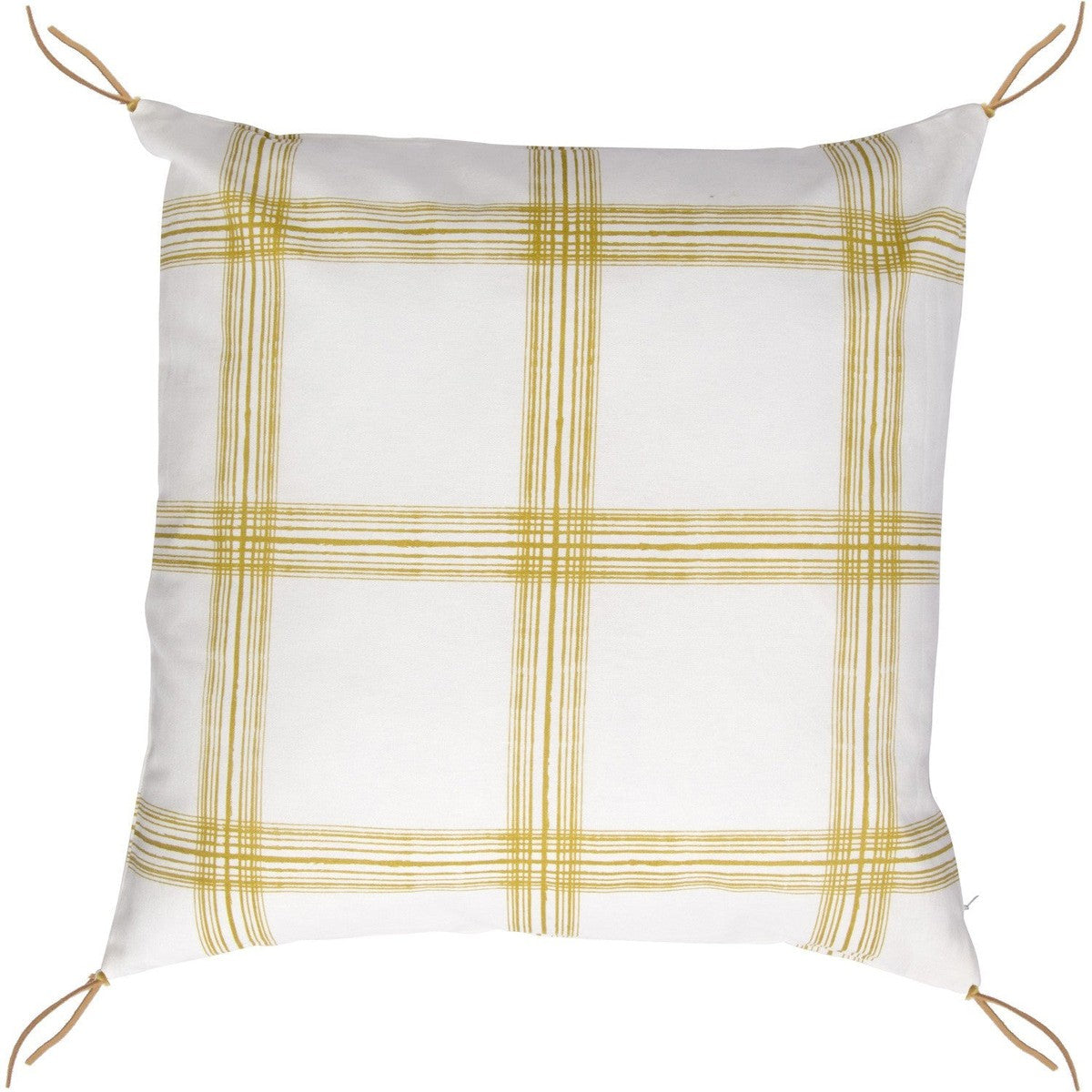 Lot de 2 housses de coussin coton MADRAS 50x50