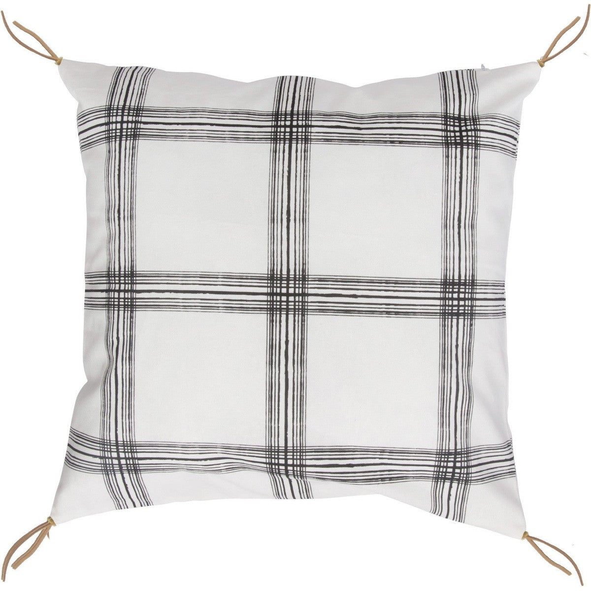 Lot de 2 housses de coussin coton MADRAS 50x50