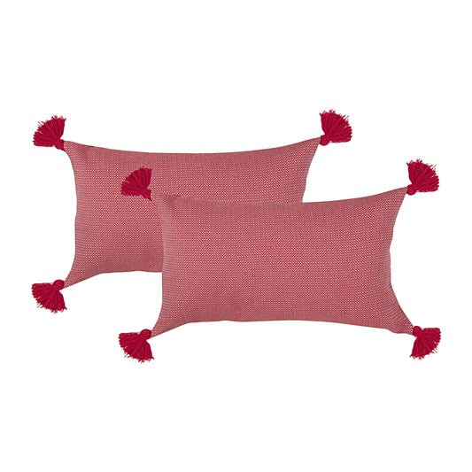 Lot de 2 housses de coussin coton STOCKHOLM 50x30