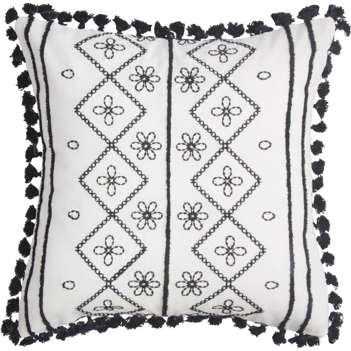 Lot de 2 housses de coussin coton TANGER 50x50