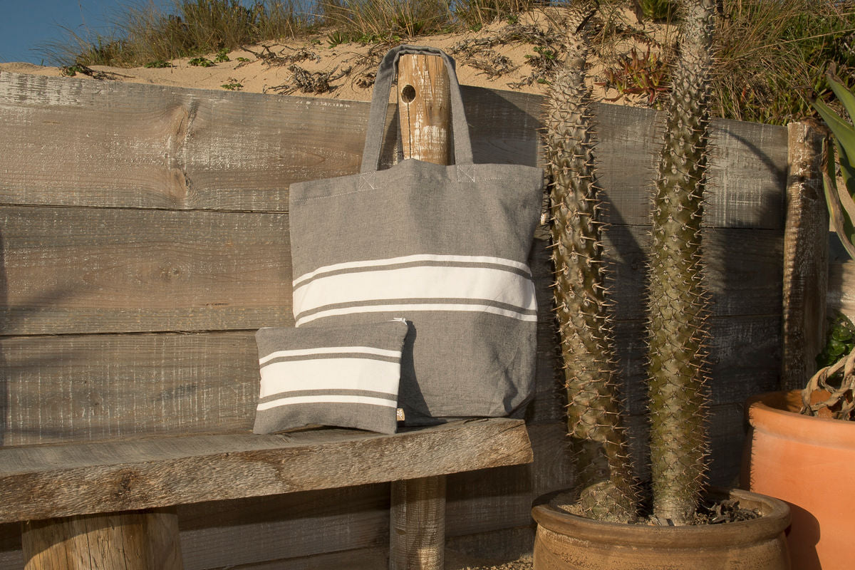 Sac de plage coton ST TROPEZ 42x45 cm