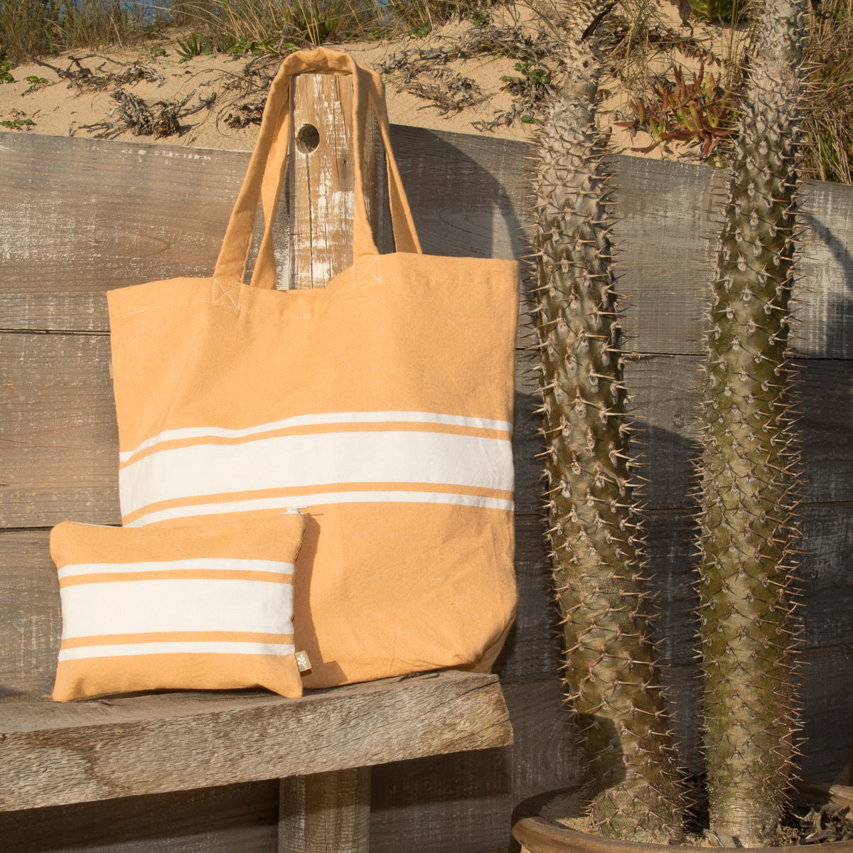 Sac de plage coton ST TROPEZ 42x45 cm