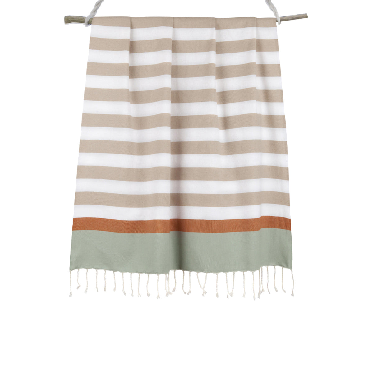 Fouta tricolore coton ARCACHON 100x200