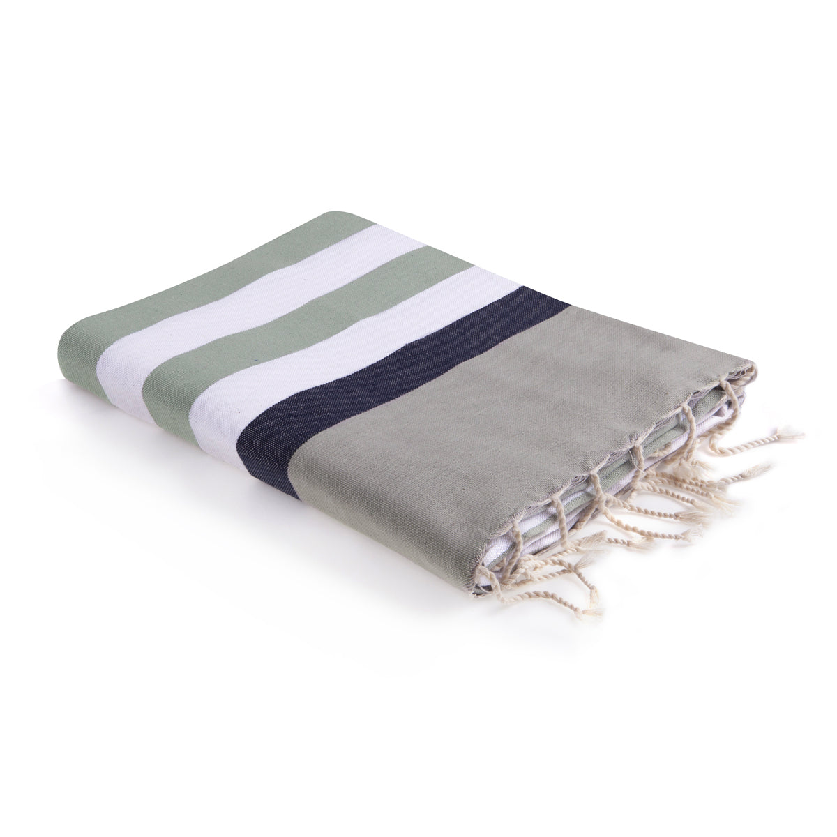 Fouta tricolore coton ARCACHON 100x200 - febronie.com