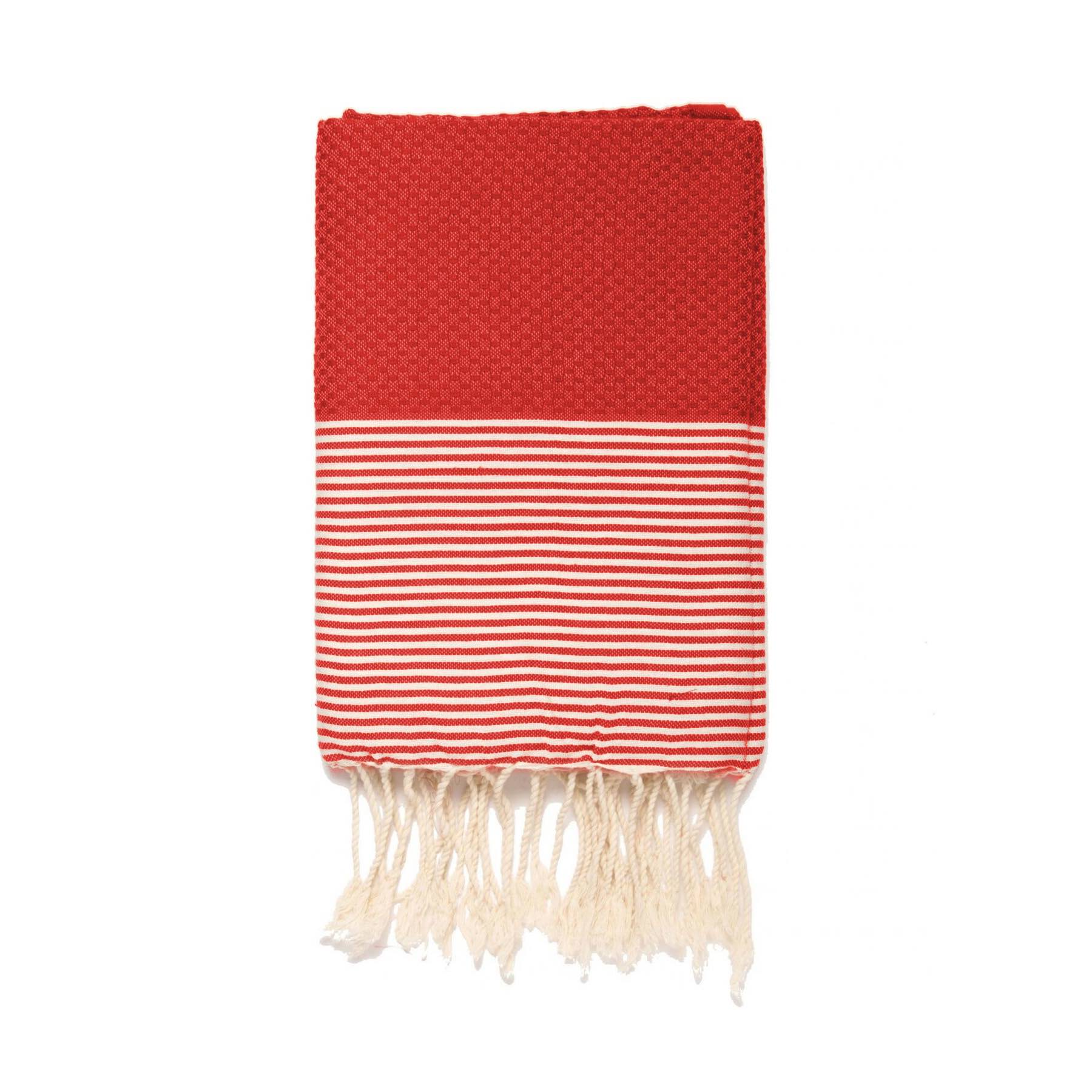 Fouta nid d'abeille coton 100x200 IBIZA    febronie.com