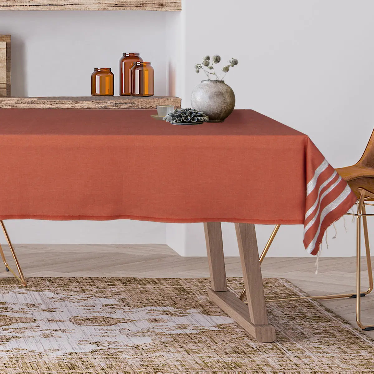 Nappe lurex coton HAMPTONS 150x250 - febronie.com