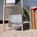 Lot de 2 foutas coton 100x200 ERICEIRA - taupe clair