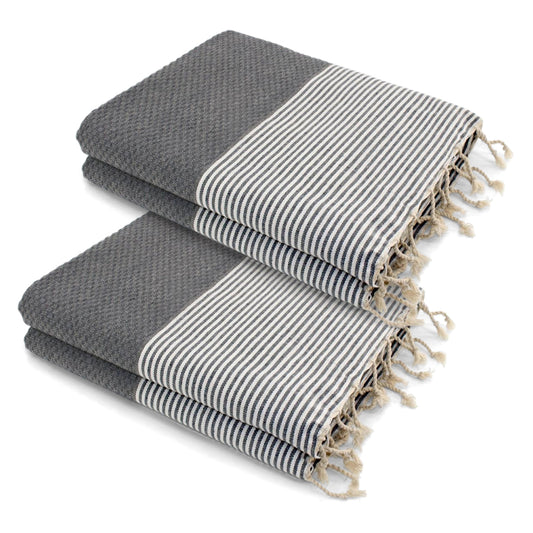 Lot de 2 foutas XXL coton 200x200 ERICEIRA